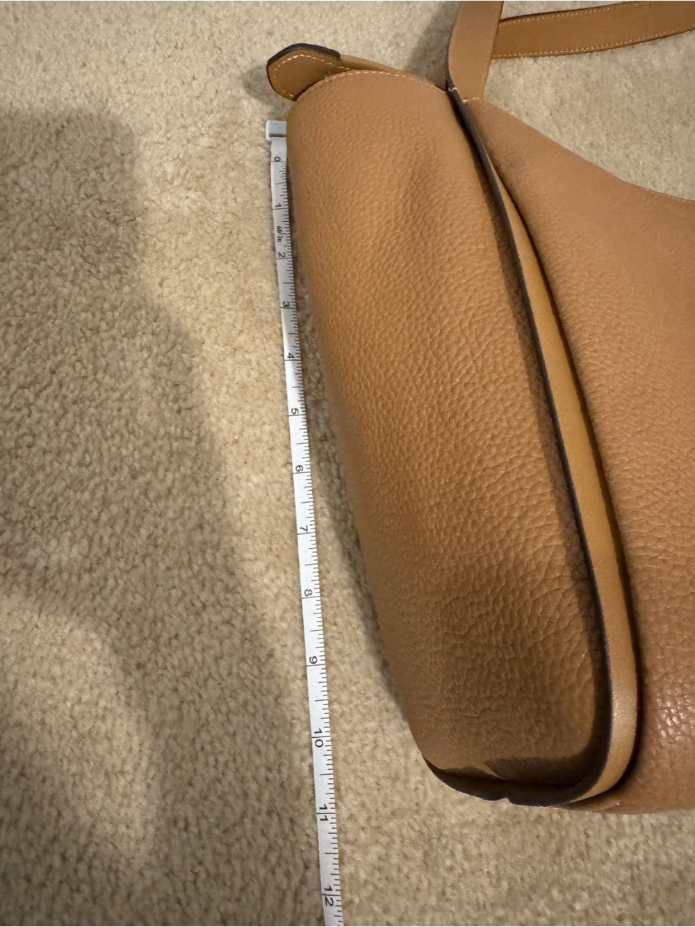 NWT - Kate Spade Pebbled Leather Shoulder Tote in Tan - Picture 10 of 12